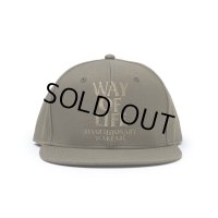 RATS/EMBROIDERY CAP "WAY OF LIFE"（KHAKI）［"WAY OF LIFE"キャップ-23春夏］