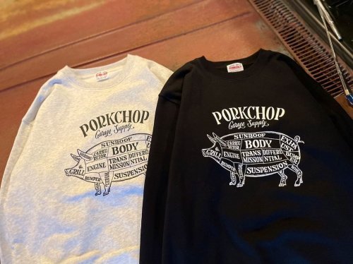 他の写真3: PORKCHOP/PORK FRONT SWEAT（GRAY）［クルーネックスウェット-23春夏］