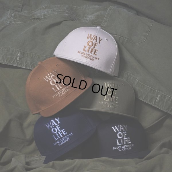 画像2: RATS/EMBROIDERY CAP "WAY OF LIFE"（KHAKI）［"WAY OF LIFE"キャップ-23春夏］