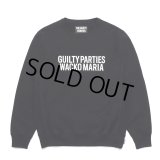 WACKO MARIA/HEAVY WEIGHT CREW NECK SWEAT SHIRT（BLACK）［クルーネックスウェット-23春夏］