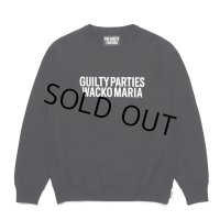 WACKO MARIA/HEAVY WEIGHT CREW NECK SWEAT SHIRT（BLACK）［クルーネックスウェット-23春夏］