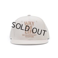 RATS/EMBROIDERY CAP "WAY OF LIFE"（BEIGE）［"WAY OF LIFE"キャップ-23春夏］