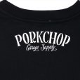 画像4: PORKCHOP/PORK FRONT SWEAT（BLACK）［クルーネックスウェット-23春夏］