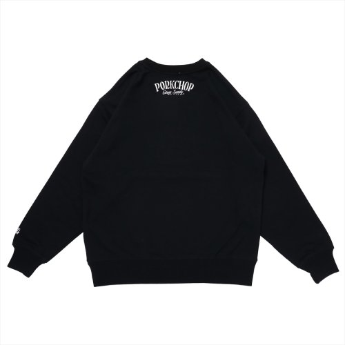他の写真2: PORKCHOP/PORK FRONT SWEAT（BLACK）［クルーネックスウェット-23春夏］