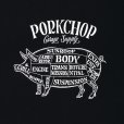 画像3: PORKCHOP/PORK FRONT SWEAT（BLACK）［クルーネックスウェット-23春夏］