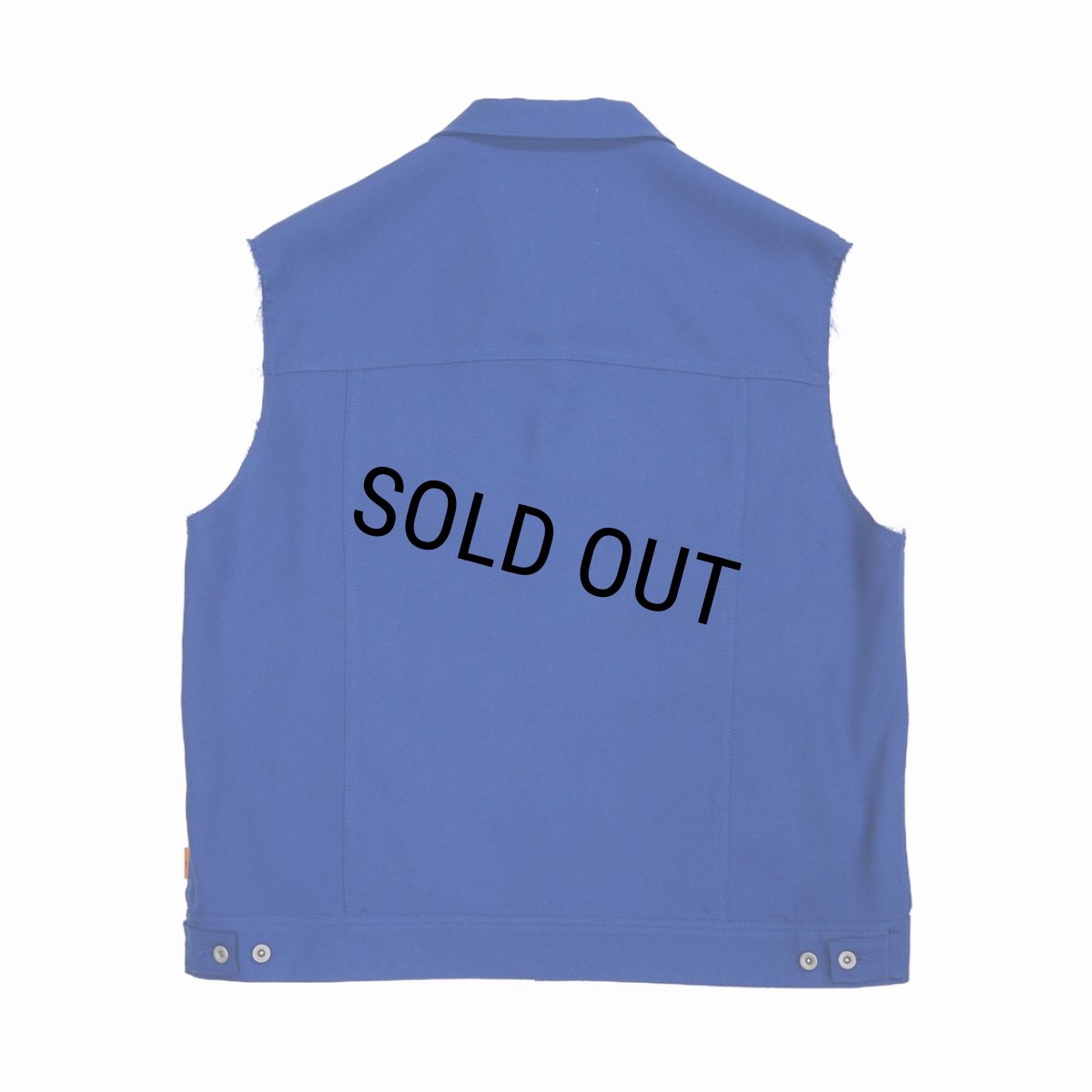 画像2: 【60%OFF】DAIRIKU/Polyester Vest（Royal Blue）［ポリエステルベスト-23春夏］ (2)