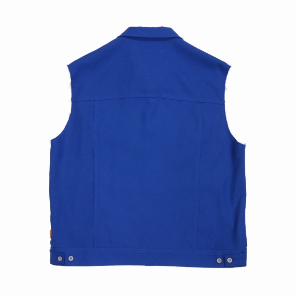 画像2: DAIRIKU/Polyester Vest（Royal Blue） 【40%OFF】［ポリエステルベスト-23春夏］