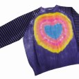 画像3: 【50%OFF】DAIRIKU/Heart Tie dye Border Knit（Rainbow）［タイダイボーダーニット-23春夏］ (3)