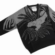 画像3: DAIRIKU/"Leopard" Pullover Knit（Black） 【30%OFF】［レオパードプルオーバーニット-23春夏］