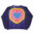 画像1: 【50%OFF】DAIRIKU/Heart Tie dye Border Knit（Rainbow）［タイダイボーダーニット-23春夏］ (1)