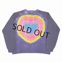 【50%OFF】DAIRIKU/Heart Tie dye Border Knit（Rainbow）［タイダイボーダーニット-23春夏］
