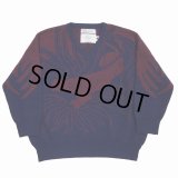 DAIRIKU/"Leopard" Pullover Knit（Navy） 【40%OFF】［レオパードプルオーバーニット-23春夏］