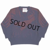 DAIRIKU/"Leopard" Pullover Knit（Navy） 【40%OFF】［レオパードプルオーバーニット-23春夏］