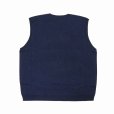画像2: DAIRIKU/Oversized Lame Knit Vest（Navy） 【30%OFF】［オーバーサイズラメニットベスト-23春夏］ (2)