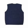画像2: DAIRIKU/Oversized Lame Knit Vest（Navy） 【50%OFF】［オーバーサイズラメニットベスト-23春夏］ (2)