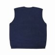 画像2: DAIRIKU/Oversized Lame Knit Vest（Navy） 【40%OFF】［オーバーサイズラメニットベスト-23春夏］ (2)