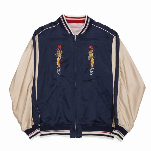 他の写真1: DAIRIKU/"Japan" Ska Jamper（Navy&Pink） 【30%OFF】［リバーシブルスカジャン-23春夏］