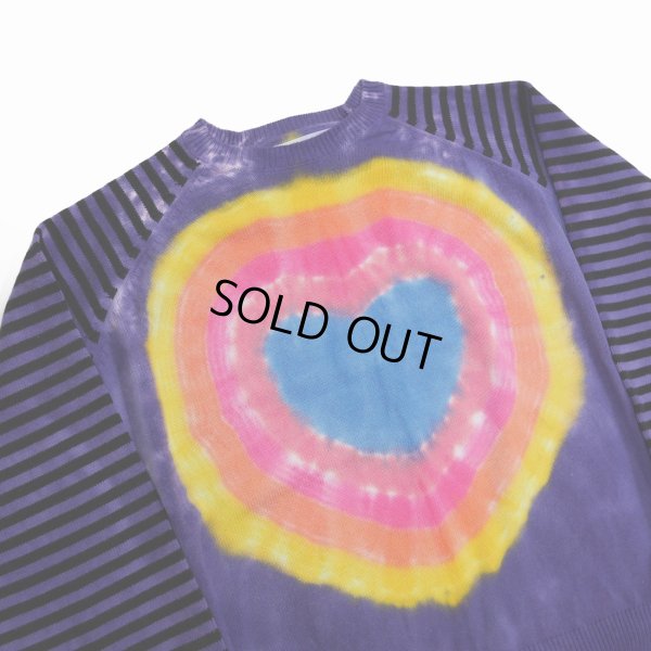 画像4: 【50%OFF】DAIRIKU/Heart Tie dye Border Knit（Rainbow）［タイダイボーダーニット-23春夏］