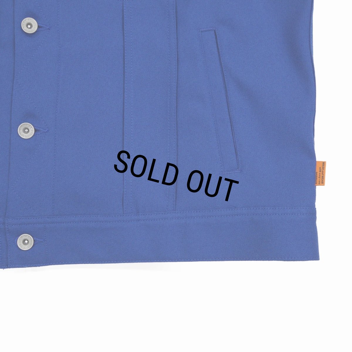 画像4: 【60%OFF】DAIRIKU/Polyester Vest（Royal Blue）［ポリエステルベスト-23春夏］ (4)