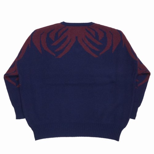 他の写真2: DAIRIKU/"Leopard" Pullover Knit（Navy） 【40%OFF】［レオパードプルオーバーニット-23春夏］