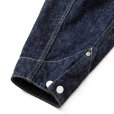 画像7: CALEE/Vintage type denim coverall（Ow Indigo Blue）［デニムカバーオール-23春夏］