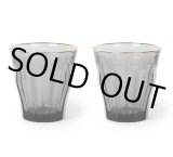 WACKO MARIA/DURALEX / GLASS CUP（SET OF TWO）（GRAY）［グラス(2個セット)-23春夏］
