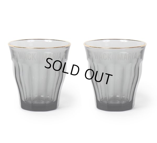 画像1: WACKO MARIA/DURALEX / GLASS CUP（SET OF TWO）（GRAY）［グラス(2個セット)-23春夏］