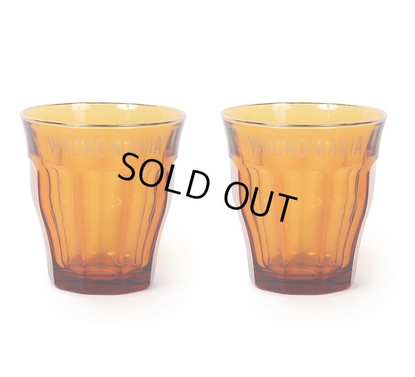 画像1: WACKO MARIA/DURALEX / GLASS CUP（SET OF TWO）（BROWN）［グラス(2個セット)-23春夏］