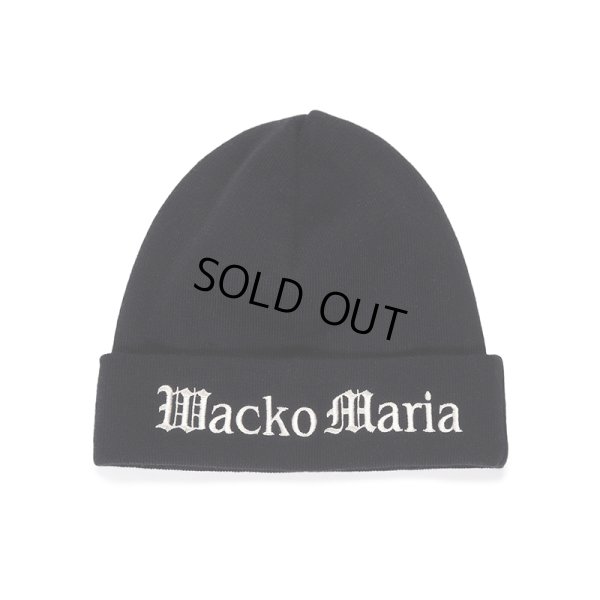 画像1: WACKO MARIA/KNIT WATCH CAP（BLACK）［ニットキャップ-23春夏］