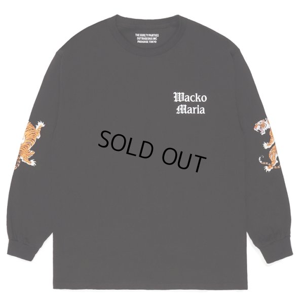 画像1: WACKO MARIA/TIM LEHI / LONG SLEEVE T-SHIRT（BLACK）［プリント長袖T-23春夏］