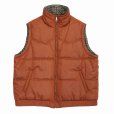 画像1: DAIRIKU/Reversible Check Nylon Vest（Brown） 【40%OFF】［リバーシブルチェックナイロンベスト-23春夏］ (1)