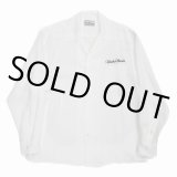 WACKO MARIA/50'S OPEN COLLAR SHIRT（WHITE）［50'Sオープンカラーシャツ-23春夏］
