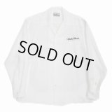 WACKO MARIA/50'S OPEN COLLAR SHIRT（WHITE）［50'Sオープンカラーシャツ-23春夏］