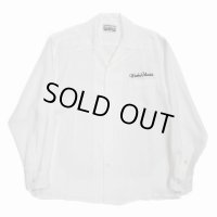 WACKO MARIA/50'S OPEN COLLAR SHIRT（WHITE）［50'Sオープンカラーシャツ-23春夏］