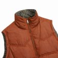画像3: 【50%OFF】DAIRIKU/Reversible Check Nylon Vest（Brown）［リバーシブルチェックナイロンベスト-23春夏］