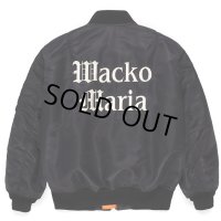 WACKO MARIA/MA-1（BLACK）［MA-1 JKT-23春夏］