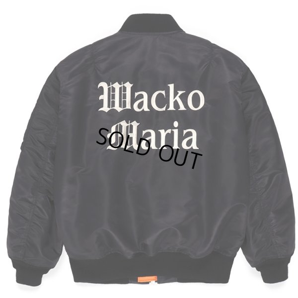 画像1: WACKO MARIA/MA-1（BLACK）［MA-1 JKT-23春夏］