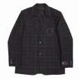画像1: DAIRIKU/School Check Tailored Jacket（Red&Brown） 【40%OFF】［スクールチェックテーラードJKT-23春夏］ (1)