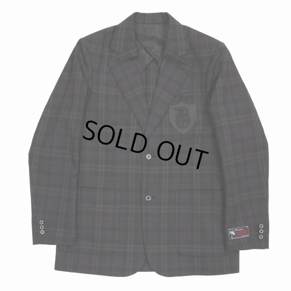画像1: DAIRIKU/School Check Tailored Jacket（Red&Brown） 【40%OFF】［スクールチェックテーラードJKT-23春夏］