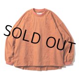 TIGHTBOOTH/POPPY SUEDE L/S TOP（Orange） 【30%OFF】［ロングスリーブカットソー-23春夏］