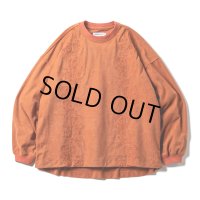 TIGHTBOOTH/POPPY SUEDE L/S TOP（Orange） 【30%OFF】［ロングスリーブカットソー-23春夏］