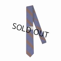 DAIRIKU/"Benjamin" Silk Tie with Money Clip（Navy&Burgundy） 【40%OFF】［シルクタイwithマネークリップ-23春夏］