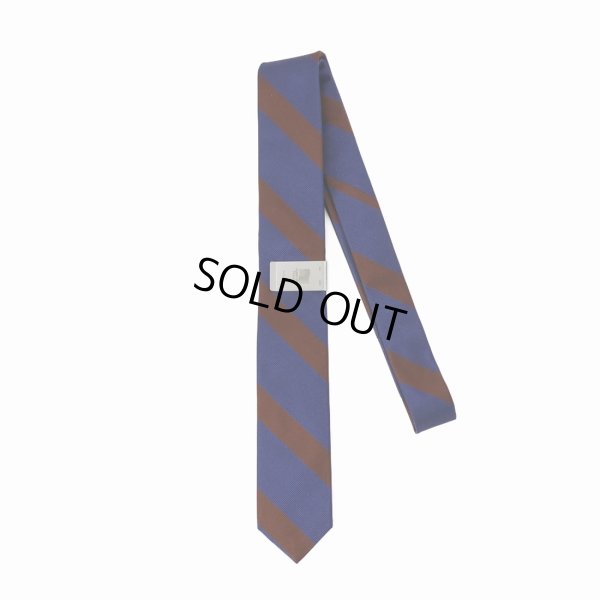 画像1: DAIRIKU/"Benjamin" Silk Tie with Money Clip（Navy&Burgundy） 【40%OFF】［シルクタイwithマネークリップ-23春夏］