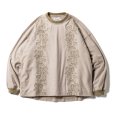 画像1: TIGHTBOOTH/POPPY SUEDE L/S TOP（Beige） 【30%OFF】［ロングスリーブカットソー-23春夏］ (1)