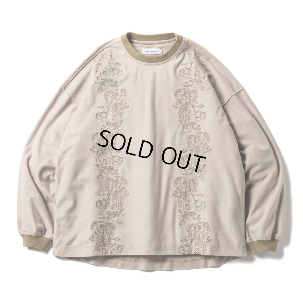 画像1: TIGHTBOOTH/POPPY SUEDE L/S TOP（Beige） 【30%OFF】［ロングスリーブカットソー-23春夏］