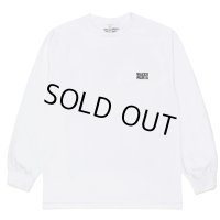 WACKO MARIA/LONG SLEEVE T-SHIRT（WHITE）［刺繍長袖T-23春夏］