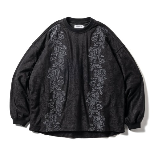 他の写真1: TIGHTBOOTH/POPPY SUEDE L/S TOP（Black）［ロングスリーブカットソー-23春夏］