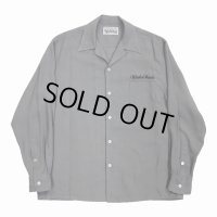 WACKO MARIA/50'S OPEN COLLAR SHIRT（GRAY）［50'Sオープンカラーシャツ-23春夏］