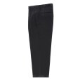 画像1: WACKO MARIA/DOUBLE PLEATED CHINO TROUSERS（BLACK）［ツータックチノトラウザース-23春夏］ (1)