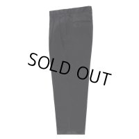WACKO MARIA/DOUBLE PLEATED CHINO TROUSERS（BLACK）［ツータックチノトラウザース-23春夏］